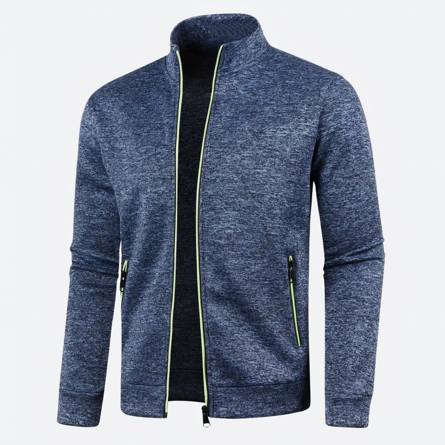 Veste Homme Entièrement Zippée Col Montant - Image 2