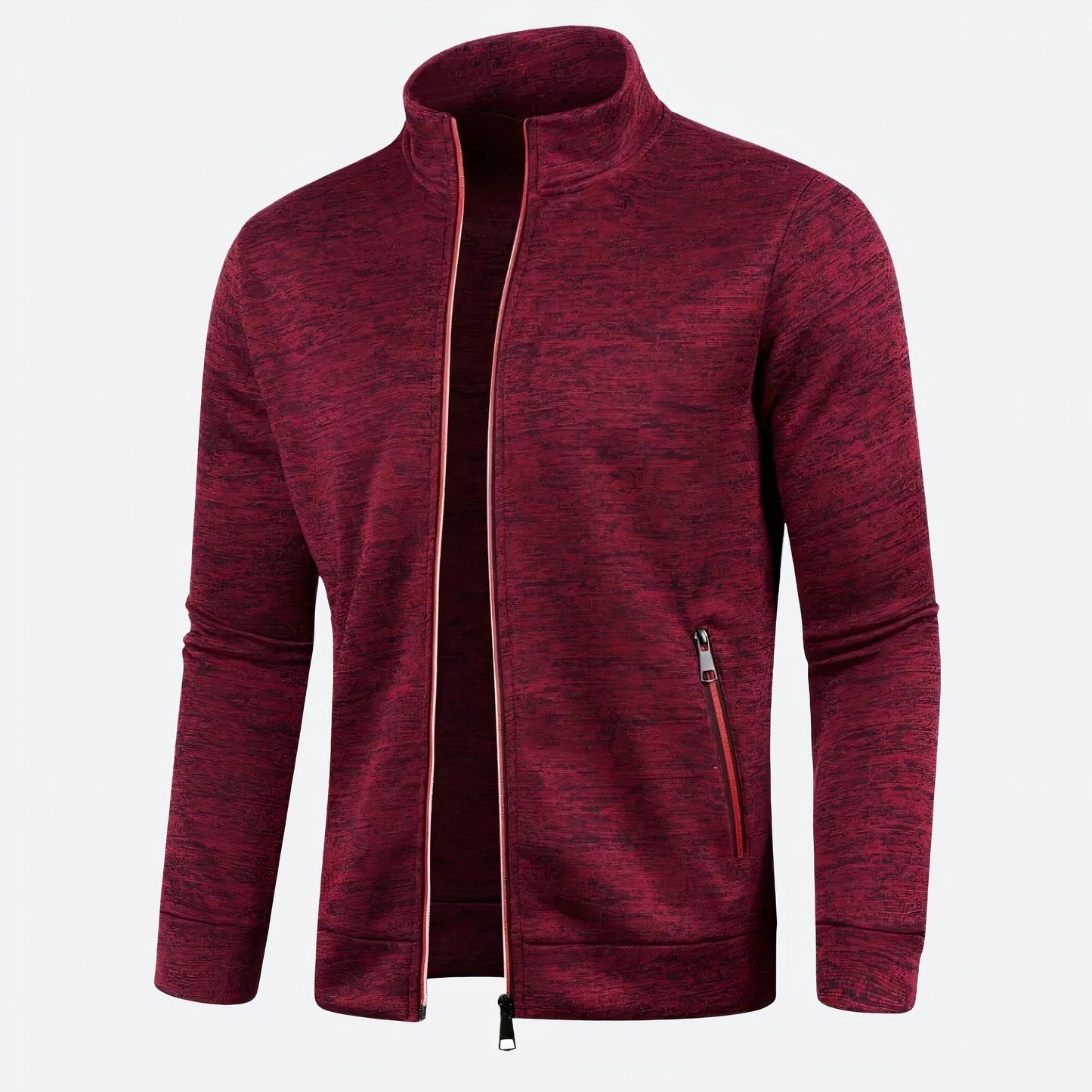 Veste Homme Entièrement Zippée Col Montant - Image 9