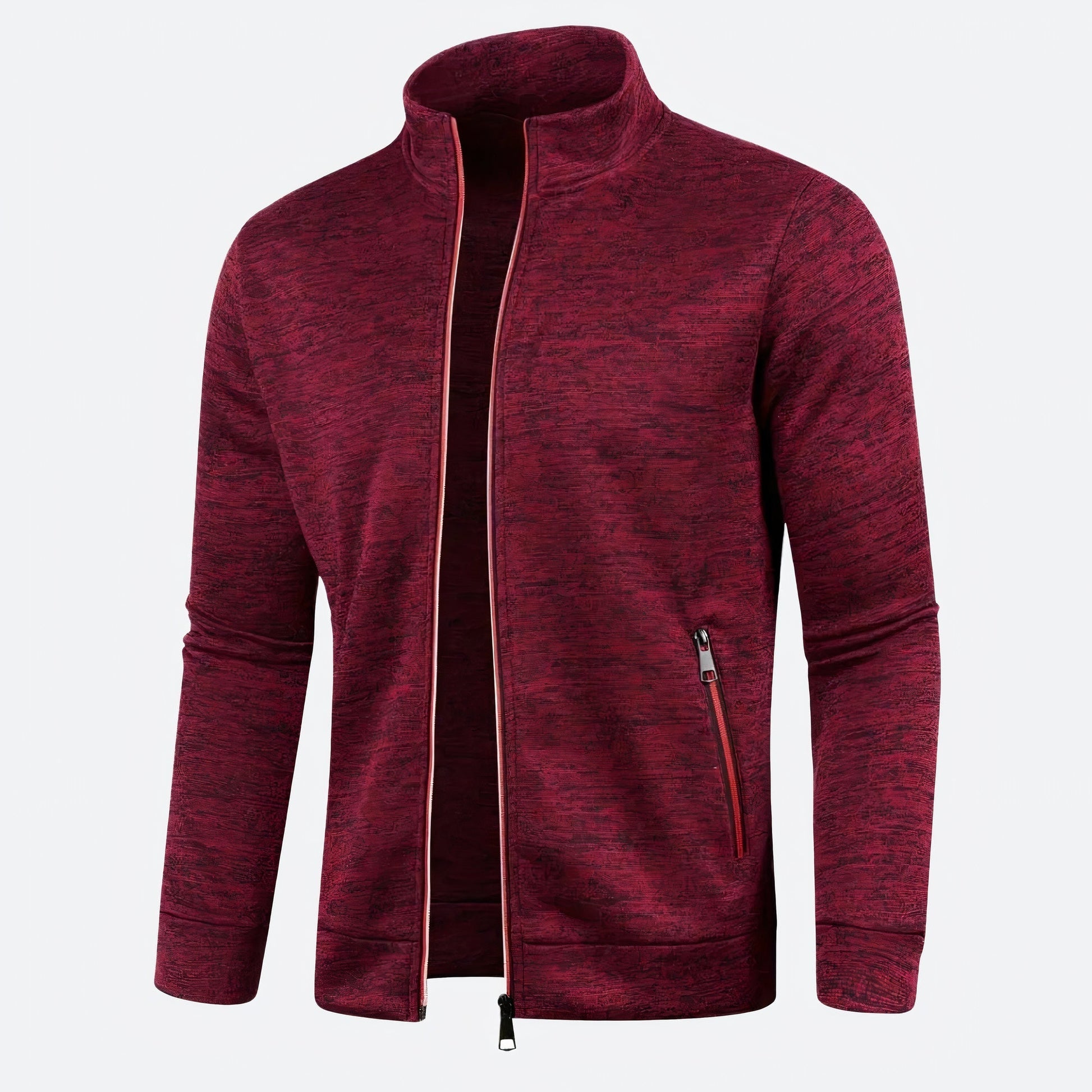 Veste Homme Entièrement Zippée Col Montant - Image 9