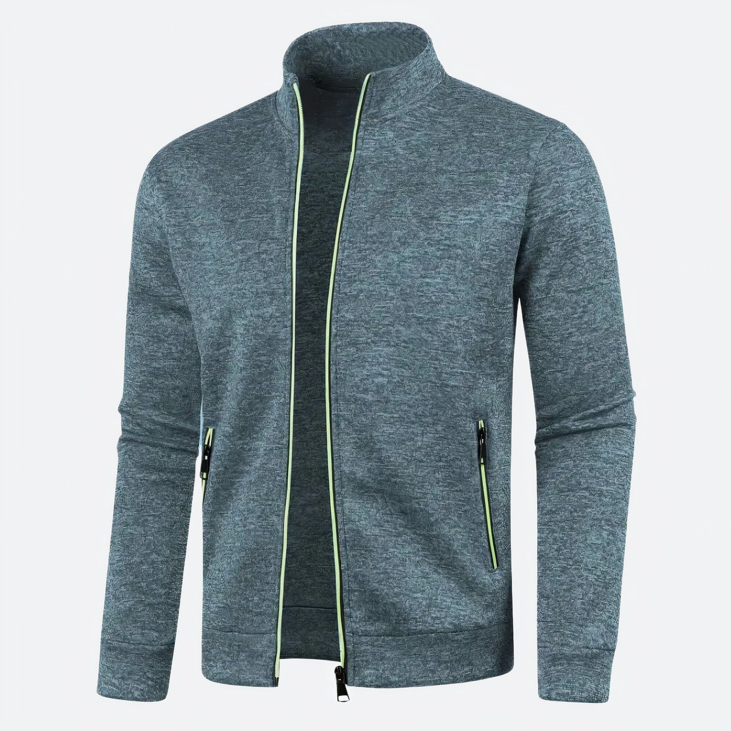 Veste Homme Entièrement Zippée Col Montant - Image 6