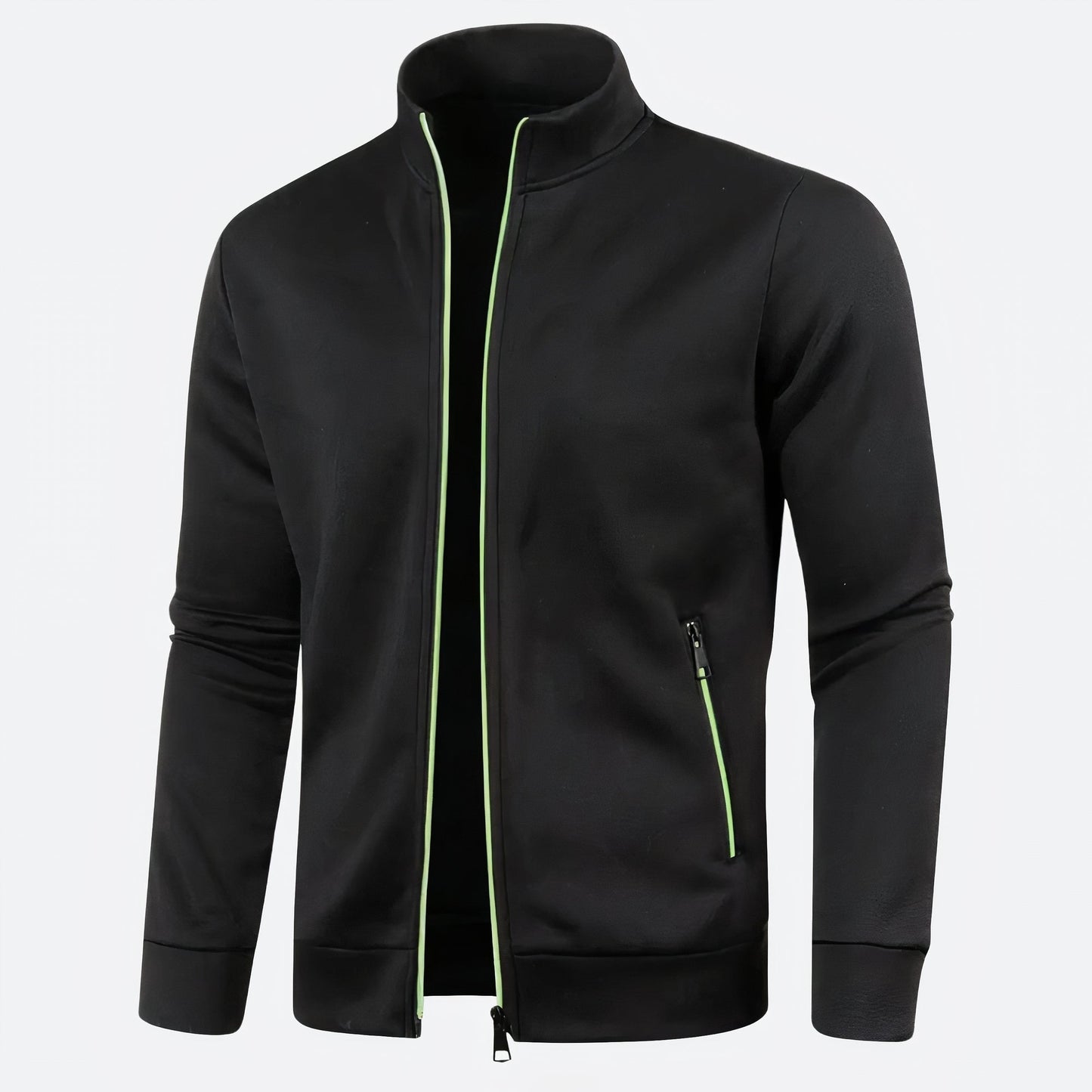 Veste Homme Entièrement Zippée Col Montant - Image 5