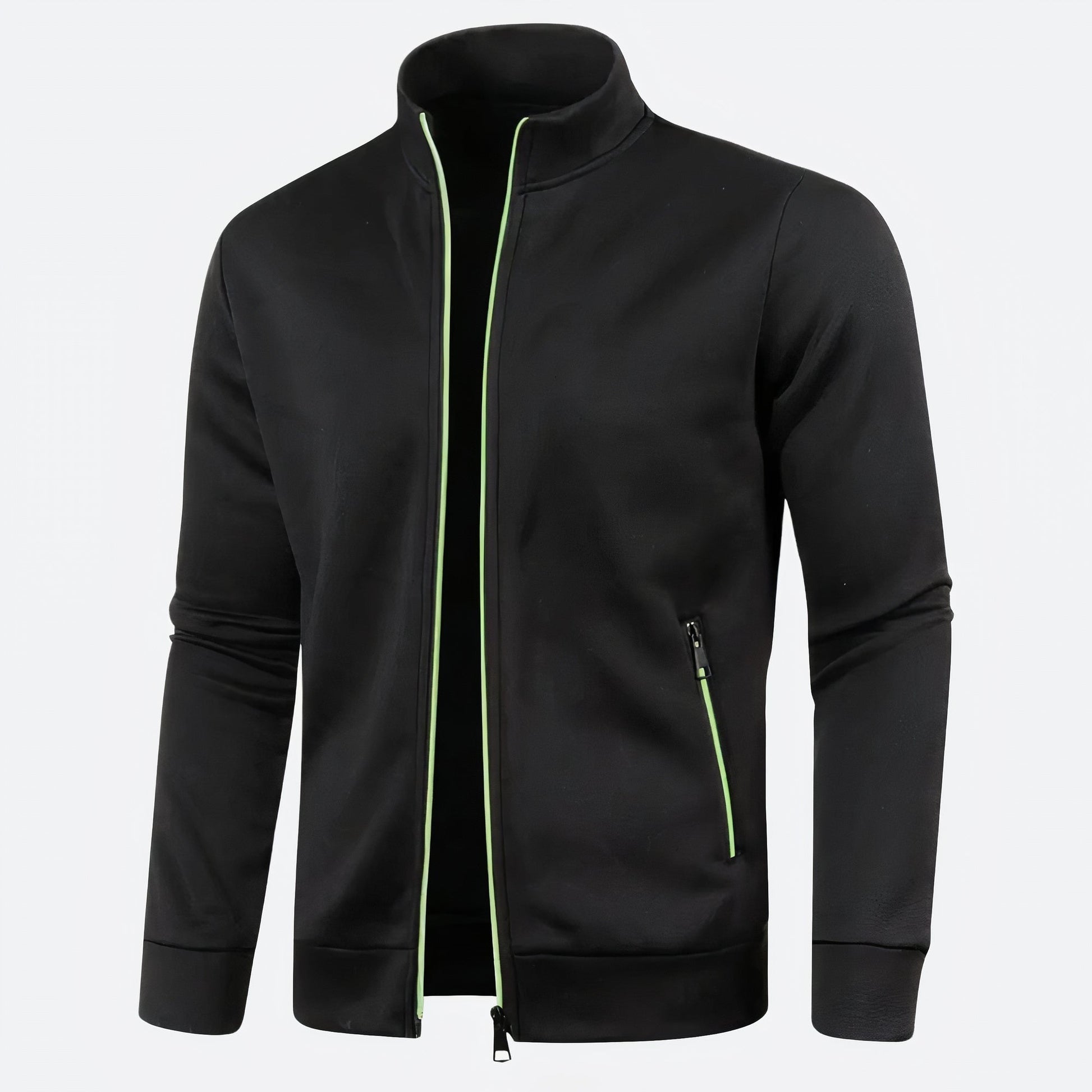 Veste Homme Entièrement Zippée Col Montant - Image 5