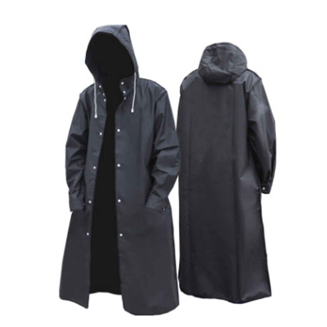Imperméable Long à Capuche pour Homme - Image 6