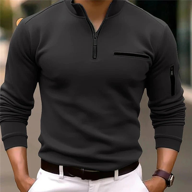 Pull à Col Zippé Homme - Image 2
