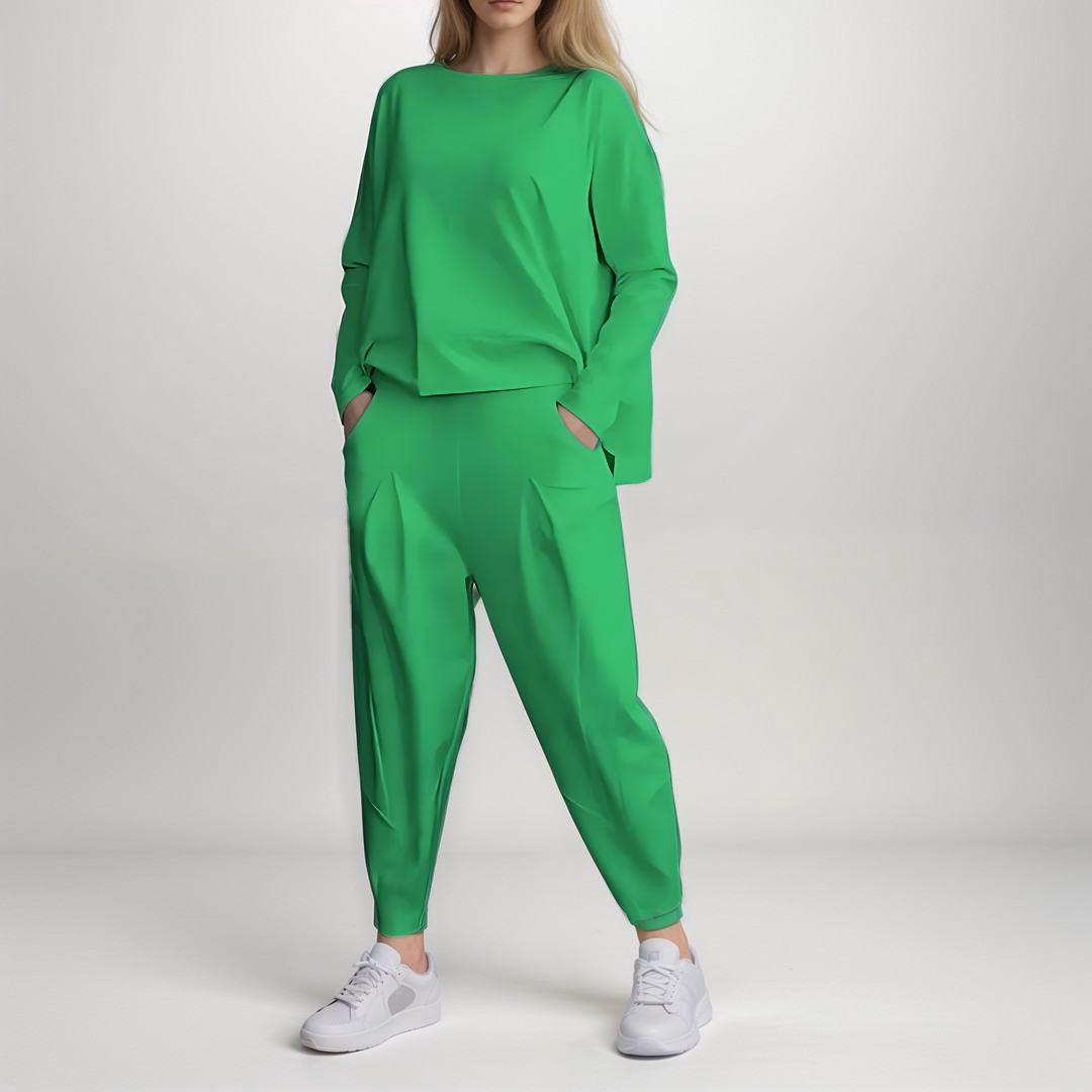 Ensemble de détente pour femme coupe décontractée - Image 6