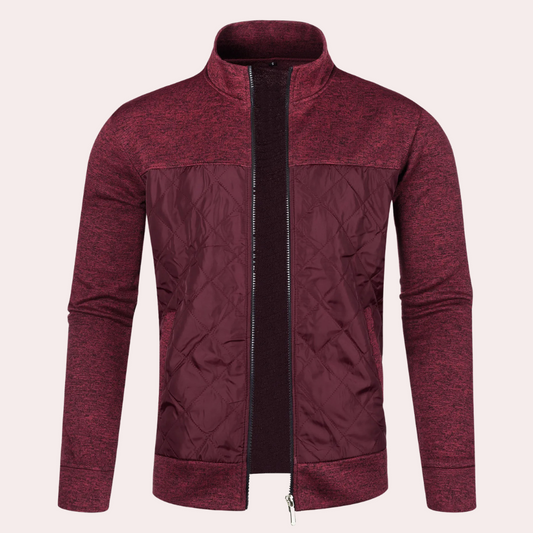 Veste matelassée homme à col montant - Image 1