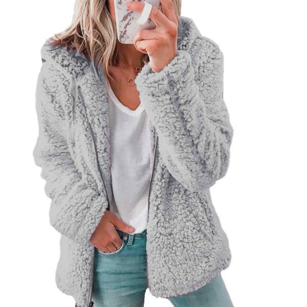 Veste Teddy à Capuche Femme - Image 4