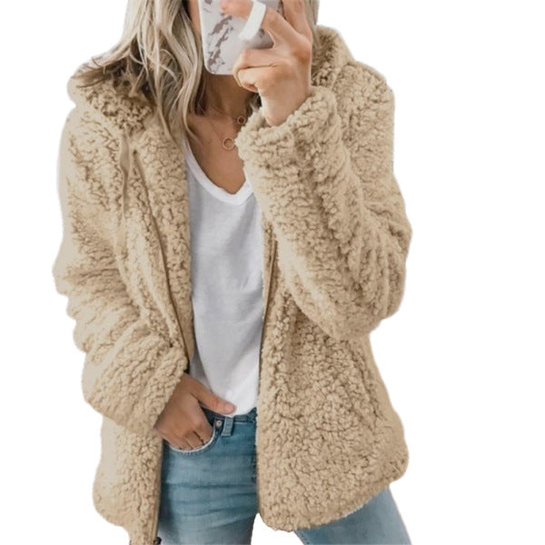 Veste Teddy à Capuche Femme - Image 3