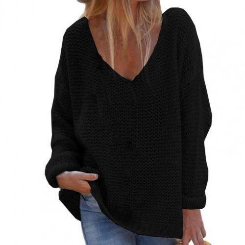 Pull ample en maille pour femme - Image 3