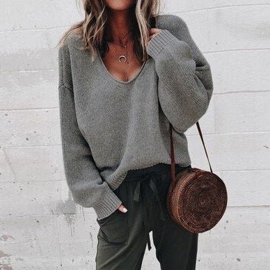 Pull en Tricot Oversize pour Femme - Image 1