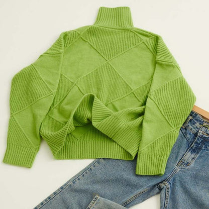 Pull Femme Motif Losanges - Image 4