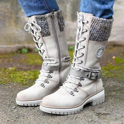 Bottes à lacets pour femmes - Semelle crantée - Image 7