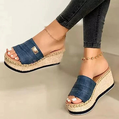 Sandales compensées à plateforme pour femmes - Image 3