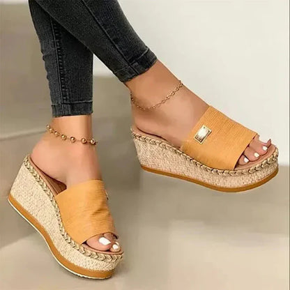 Sandales compensées à plateforme pour femmes - Image 1