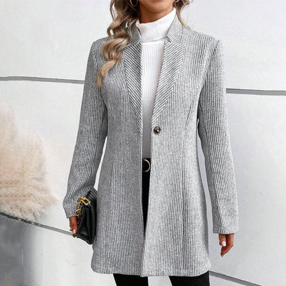 Manteau Long Trapèze Femme - Image 1