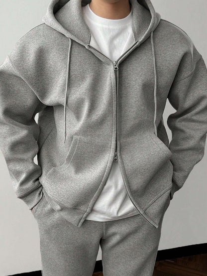 Ensemble de survêtement zippé pour homme - Image 4
