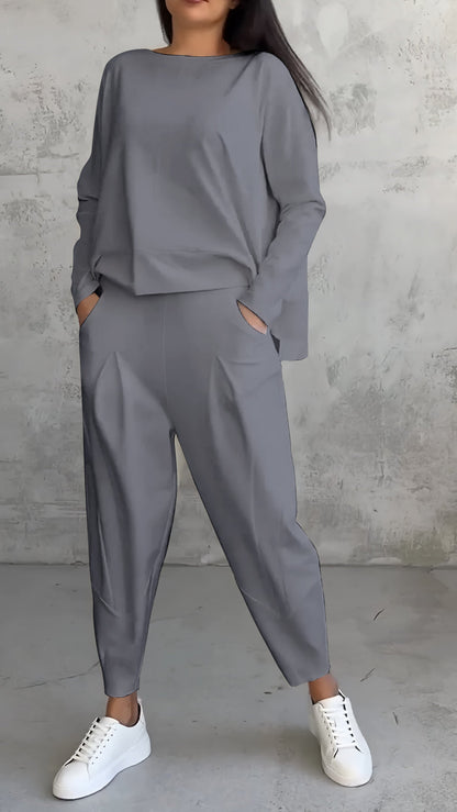 Pantalon Femme Entrejambe Bas Jambe Large - Image 6