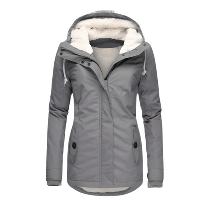 Veste à Capuche Doublée en Molleton pour Femme - Image 1