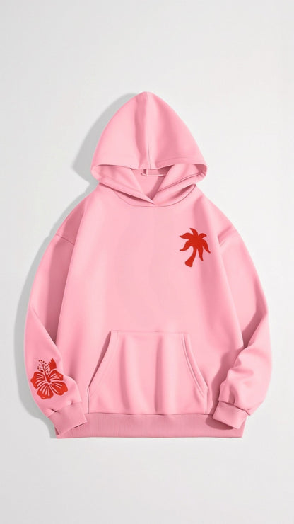 Sweat à Capuche Graphique Oversize Femme - Image 6