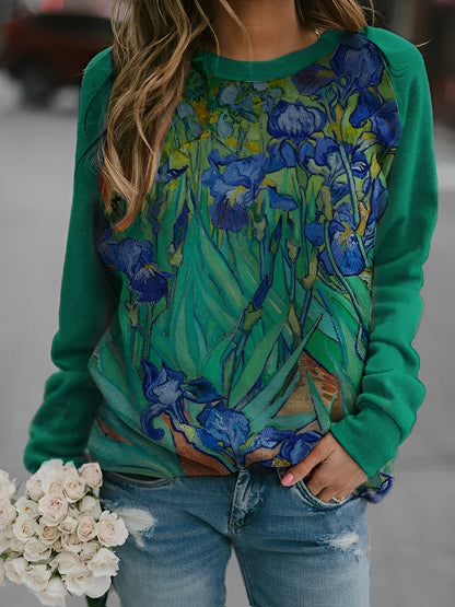 Pull Imprimé Femme Col Rond - Image 2