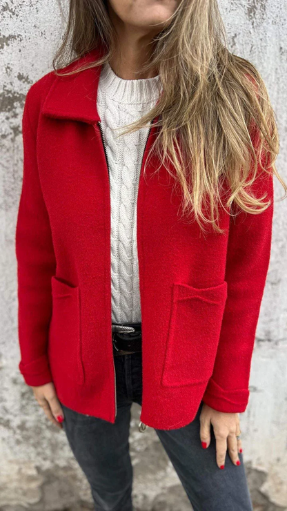 Veste zippée décontractée pour femme - Image 3