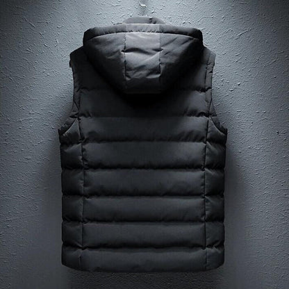 Gilet matelassé à capuche pour homme - Image 2