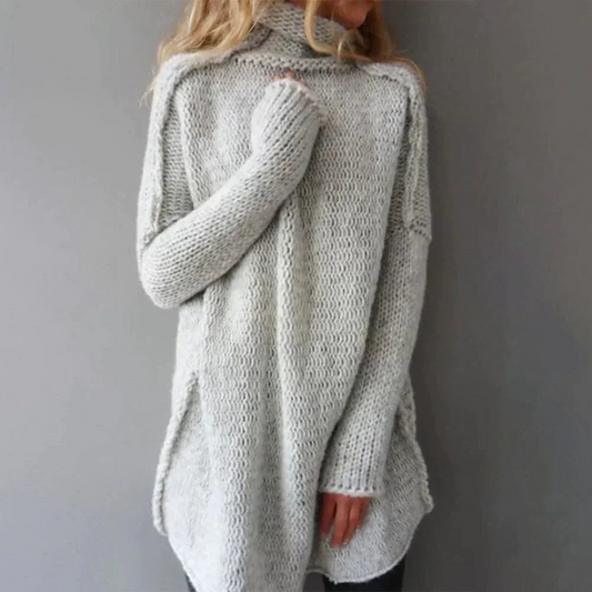 Pull ample en maille pour femme - Image 1