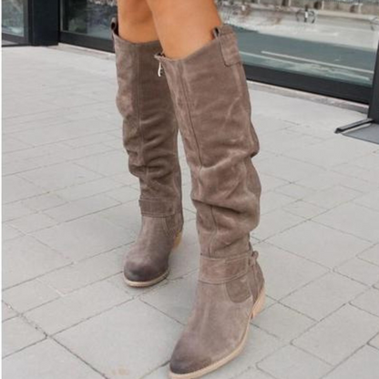 Bottes Plates Hautes Femme - Image 8
