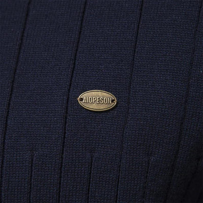 Pull à Col Zippé Homme en Maille Côtelée - Image 6
