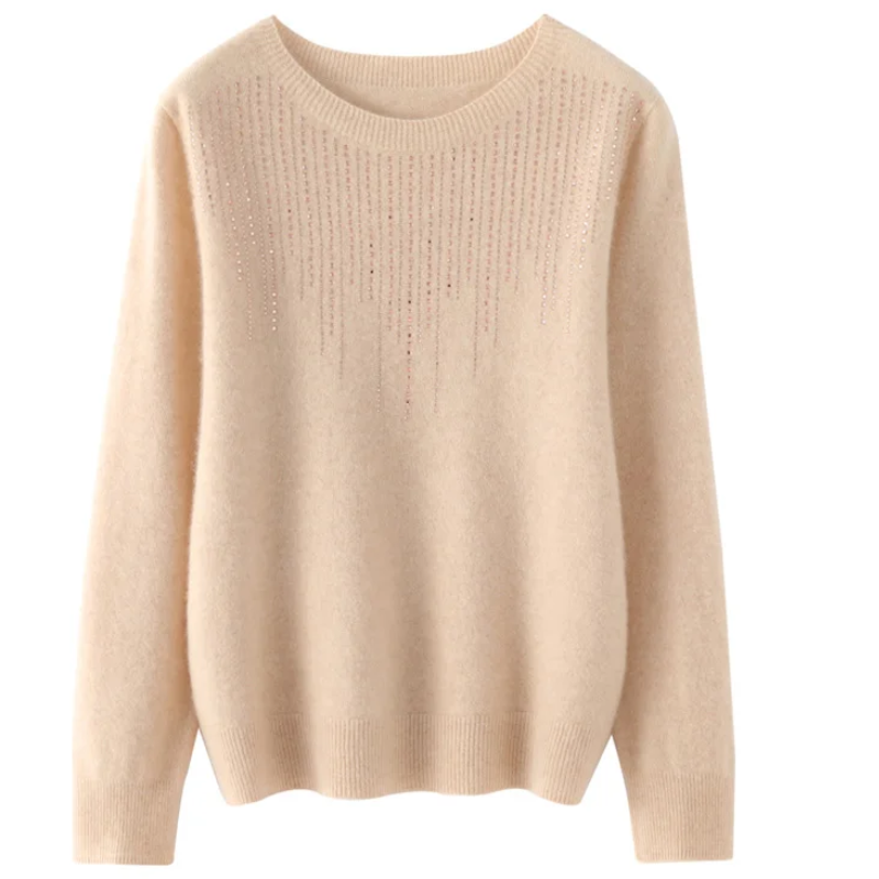 Pull Femme Col Rond Orné - Image 16