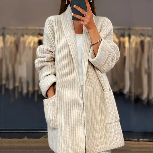 Veste Tricot Oversize Femme - Image 1