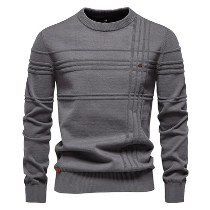 Pull ras du cou à manches longues pour homme - Image 5
