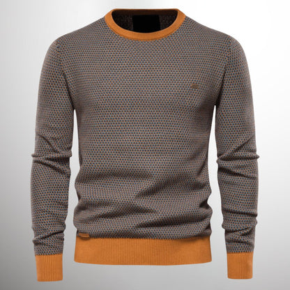Pull à col rond à motifs pour homme - Image 2
