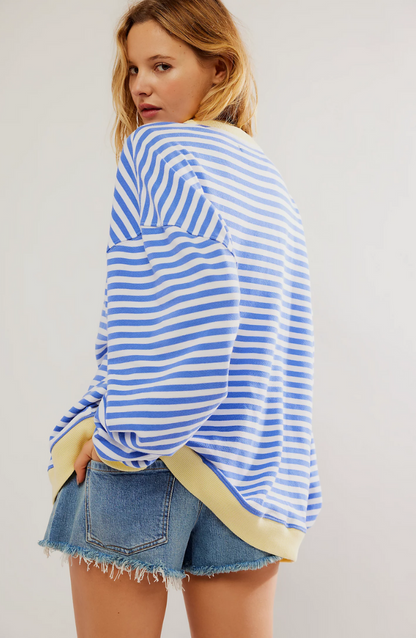 Pull ample rayé pour femme - Image 4