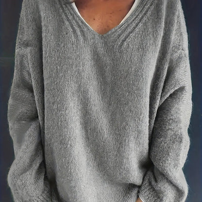 Pull ample en maille pour femme - Image 2