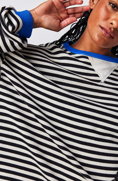 Pull ample rayé pour femme - Image 10