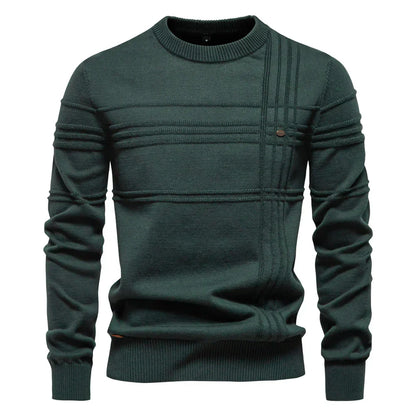 Pull ras du cou à manches longues pour homme - Image 6