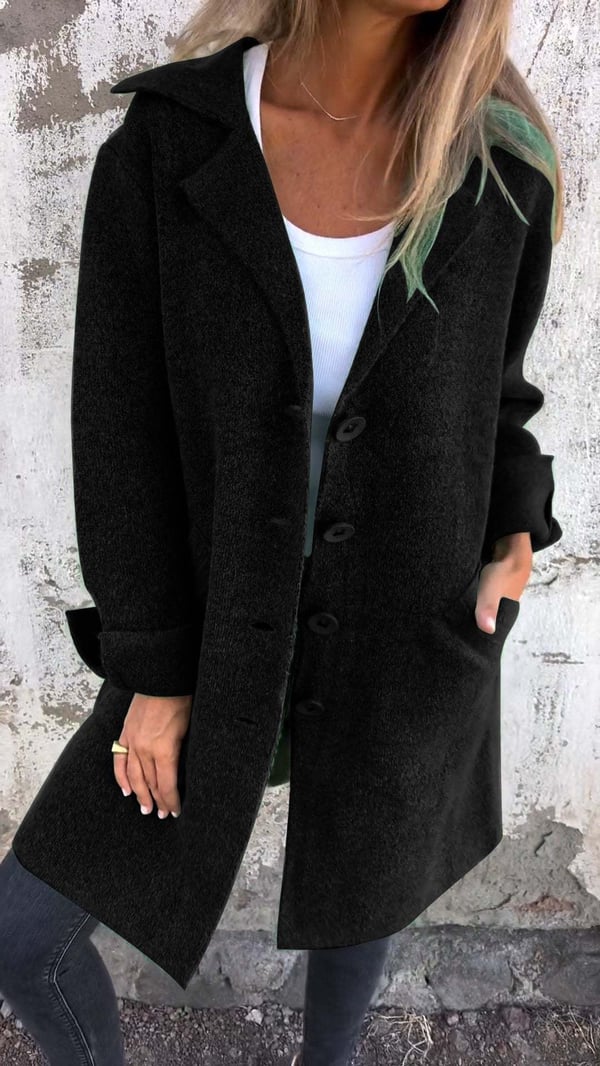 Manteau Boutonné Femme - Image 8
