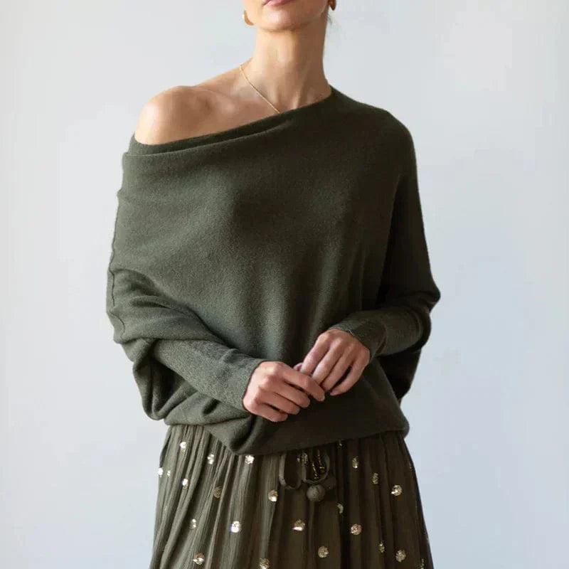 Pull Femme Épaule Dénudée - Image 3