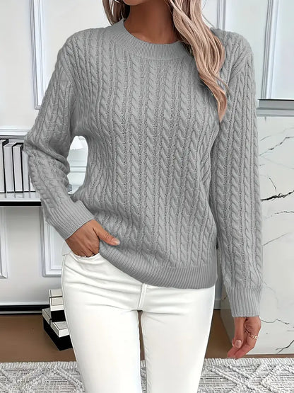 Pull Femme Tricot Câble - Image 3