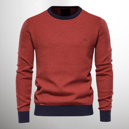Pull à col rond à motifs pour homme - Image 4