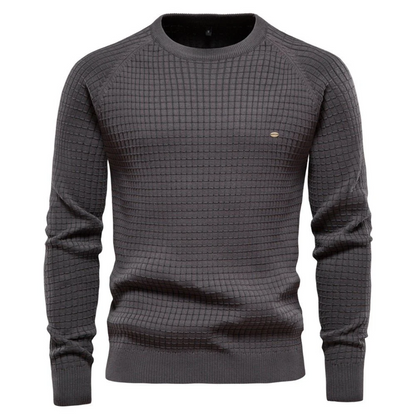Pull Homme Col Rond Maille Texturée - Image 4