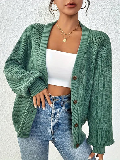 Cardigan Boutonné Femme - Image 1