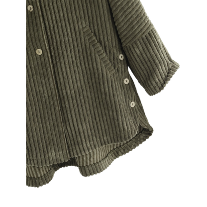 Veste en velours côtelé à capuche pour femme - Image 7