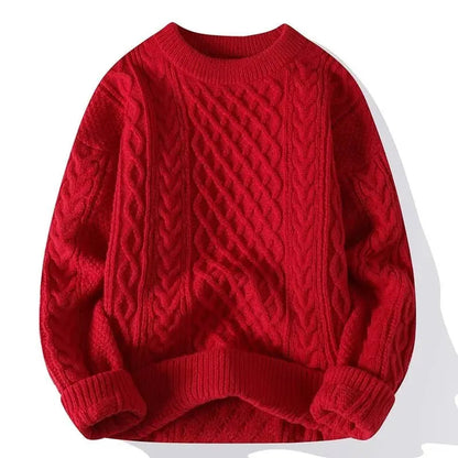 Pull en maille torsadée pour homme - Image 5