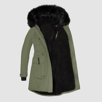 Parka Femme à Capuche en Fourrure - Image 6