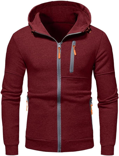 Veste Homme à Capuche et Fermeture Éclair Intégrale - Image 5