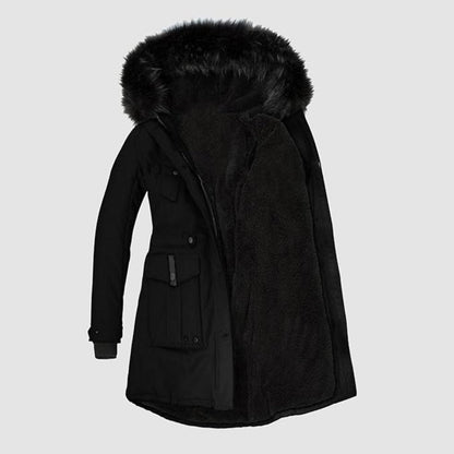 Parka Femme à Capuche en Fourrure - Image 8