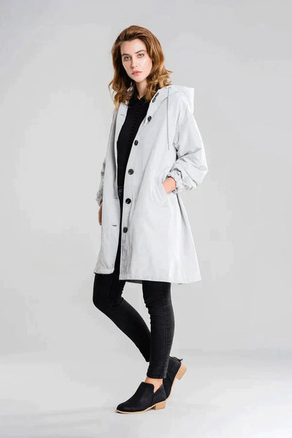 Anorak à Capuche Mi-Long Femme - Image 8