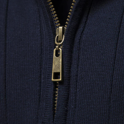 Pull Homme Col Montant Zippé 1/4 - Image 5